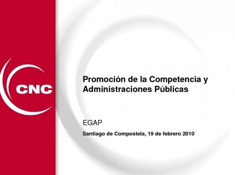 Presentaci&oacute;n Luis Berenguer Fuster, presidente da Comisi&oacute;n Nacional da Competencia. - Xornada sobre Estructura e Contido da Memoria do Análise do Impacto Normativo para a Defensa da Competencia